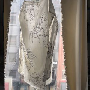 Sabo Skirt Face Patterned mini dress